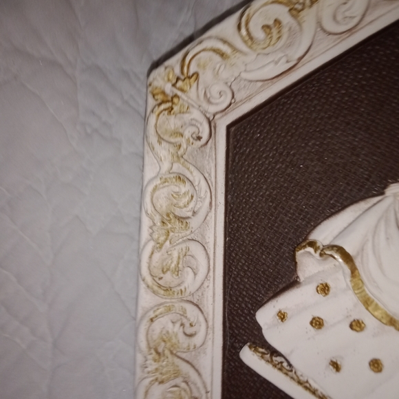 Mid Century Modern Victorian Couple Dance Chalkware 1965 Universal Statuary Corp - Picture 5 of 8